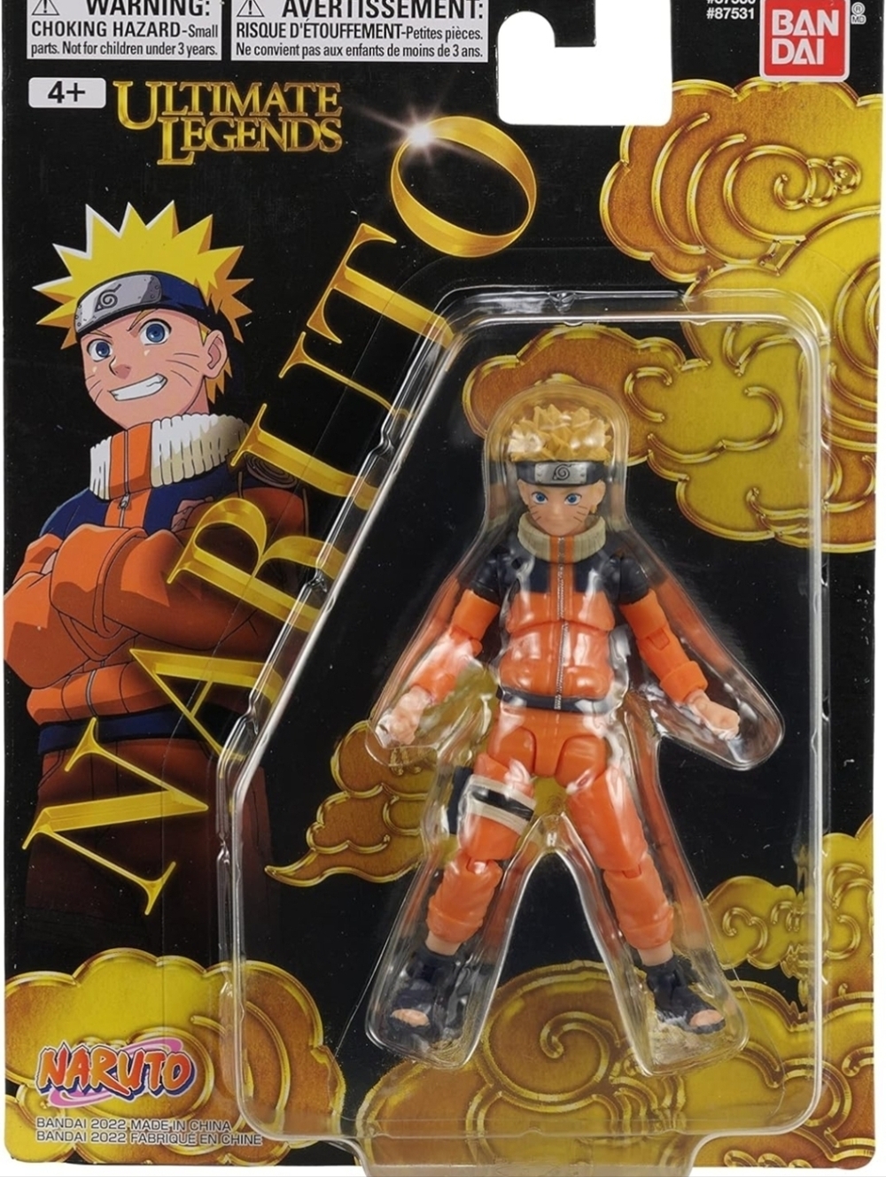 Ultimate Legends - Naruto - Naruto Uzumaki (Young), 5" Action Figure